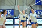 VB vs USCGA  Wheaton College Women's Volleyball vs U.S. Coast Guard Academy. - Photo by Keith Nordstrom : Wheaton, Volleyball